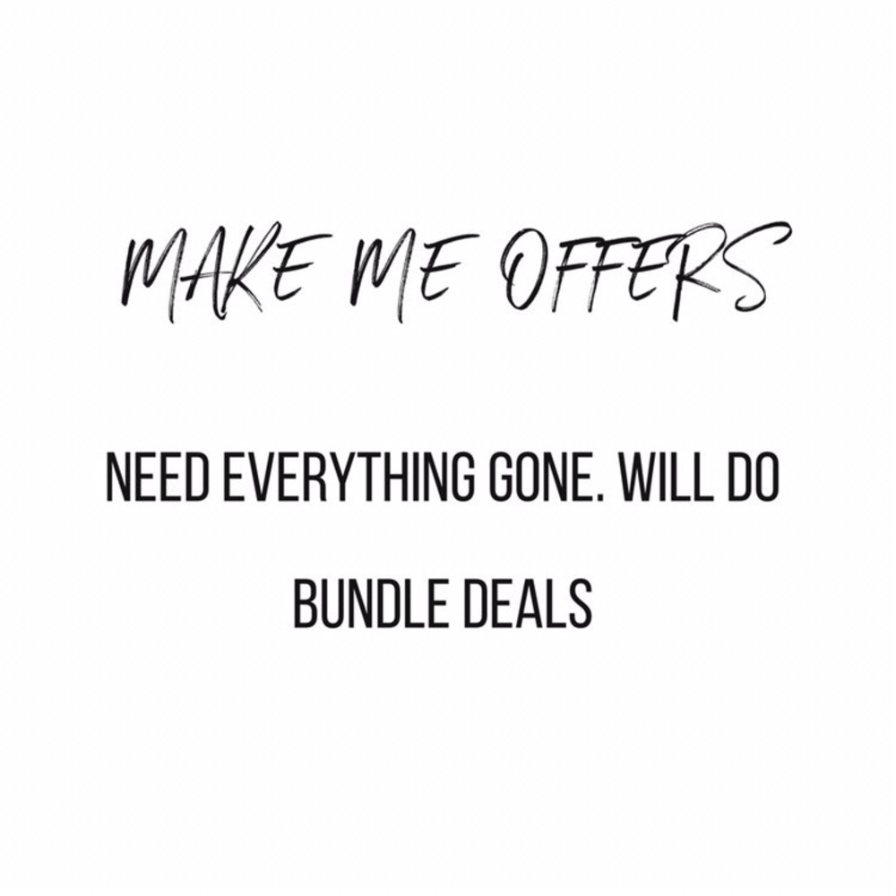 Please make offers and bundle for 20% off!!